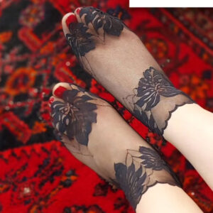 جوراب گیپور مچی برگی