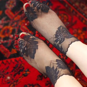 جوراب گیپور مچی برگی